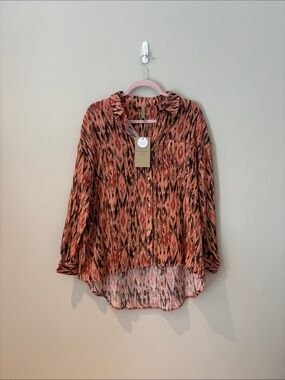 NWT Soya Concept Button-Front Blouse